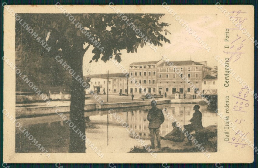 Udine Cervignano del Friuli cartolina QZ8667 – fronte