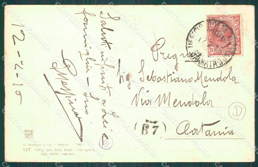 Udine Cervignano del Friuli cartolina QZ8667 – retro