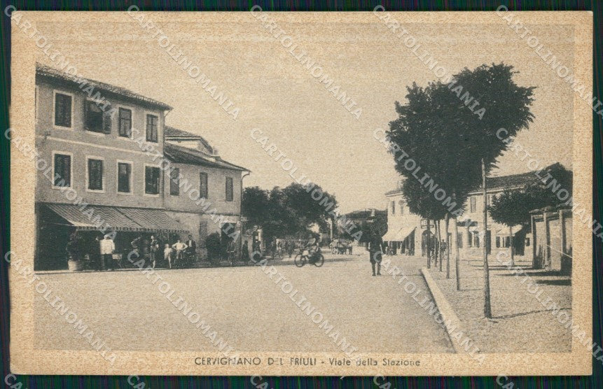 Udine Cervignano del Friuli cartolina QZ8669 – fronte
