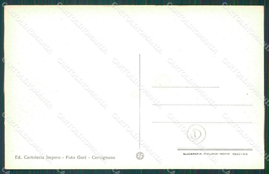 Udine Cervignano del Friuli cartolina QZ8670 – retro