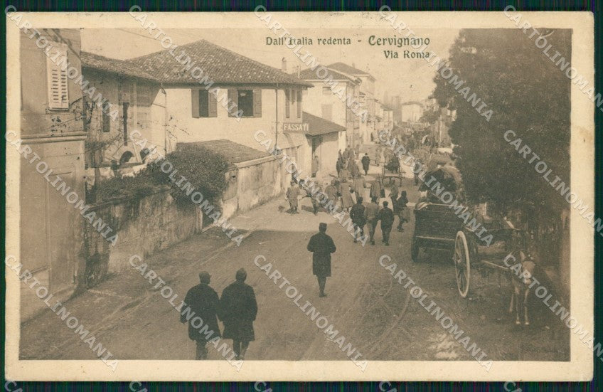 Udine Cervignano del Friuli Carretto cartolina QZ8684 – fronte