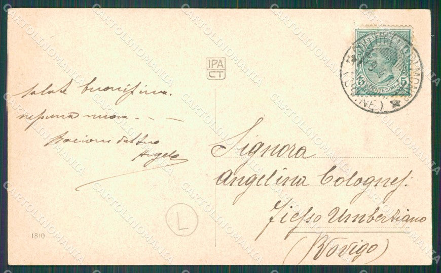 Udine Cervignano del Friuli Lavandaie Pescatori cartolina QZ8686 – retro