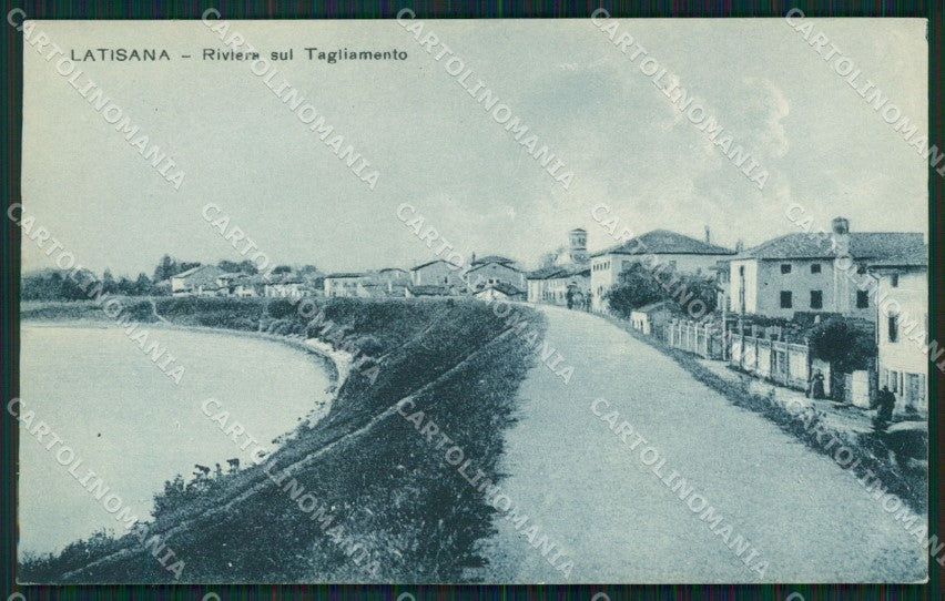 Udine Latisana Tagliamento cartolina QZ8700 – fronte