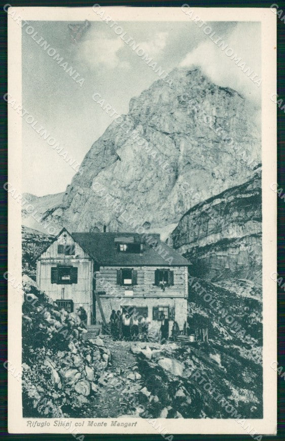 Udine Palmanova Rifugio Silani Monte Mangart cartolina QZ8709 – fronte
