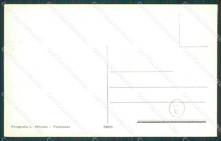 Udine Palmanova Mercato Coperto Nevicata cartolina QZ8727 – retro