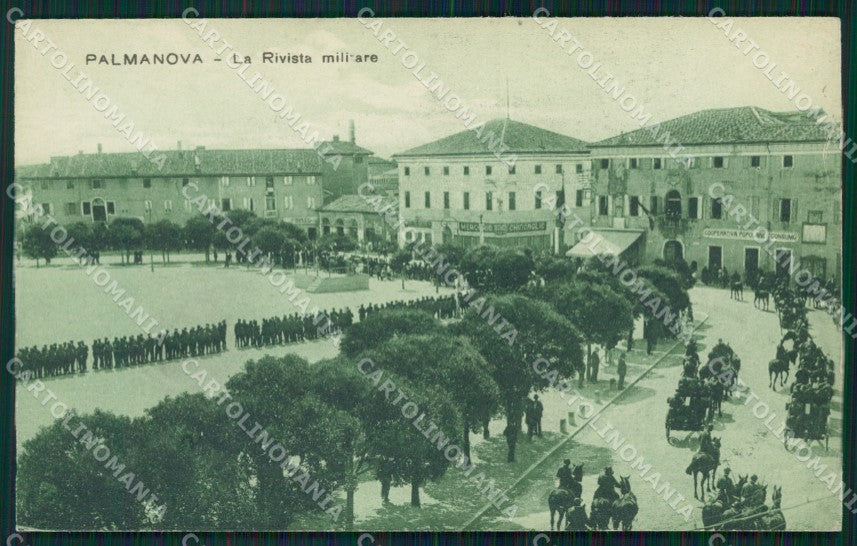 Udine Palmanova Militari cartolina QZ8737 – fronte