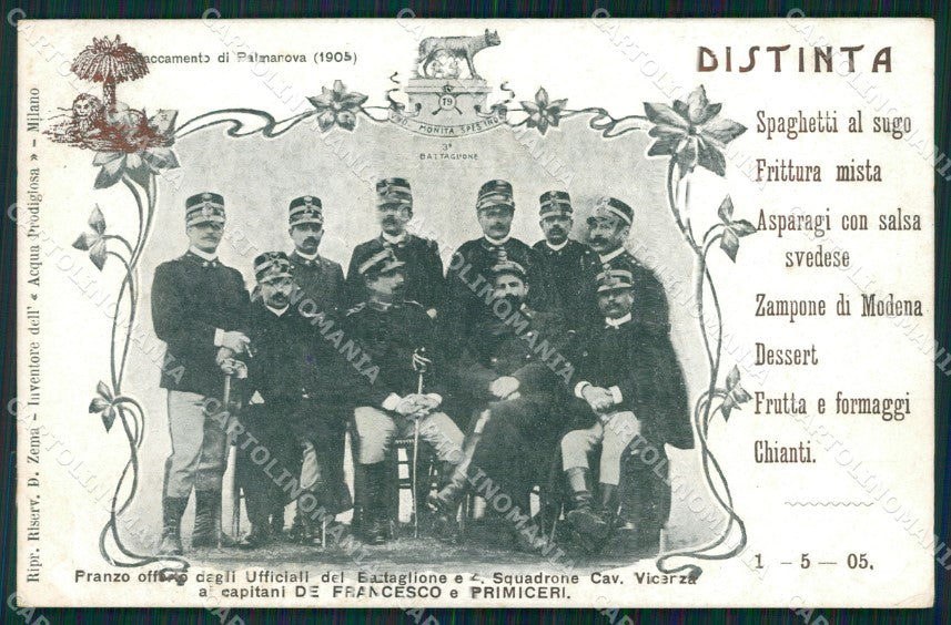 Udine Palmanova Militari PIEGHINA cartolina QZ8745 – fronte