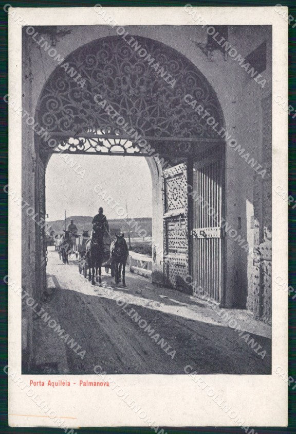 Udine Palmanova Porta Aquileia Carretti cartolina QZ8746 – fronte