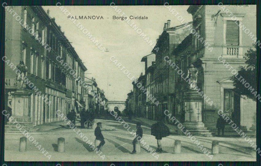 Udine Palmanova Borgo Cividale cartolina QZ8747 – fronte