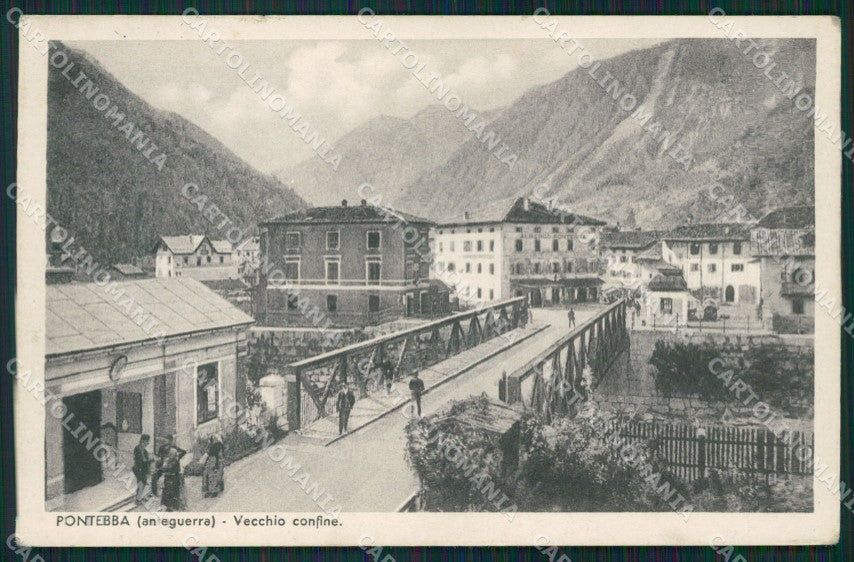 Udine Pontebba Vecchio Confine cartolina QZ8751 – fronte
