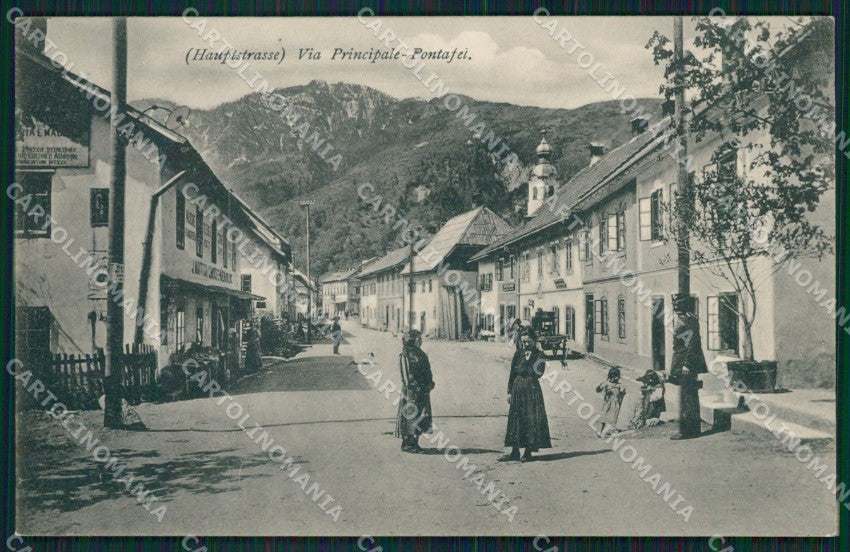 Udine Pontebba cartolina QZ8757 – fronte