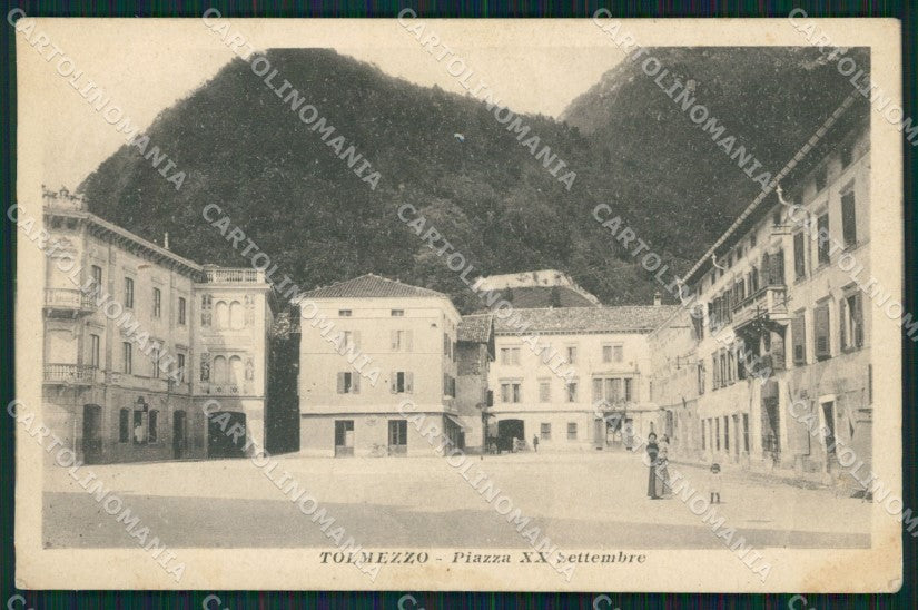 Udine Tolmezzo PIEGHINA cartolina QZ8766 – fronte