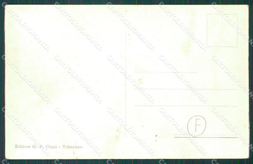 Udine Tolmezzo SCOLLATA cartolina QZ8774 – retro