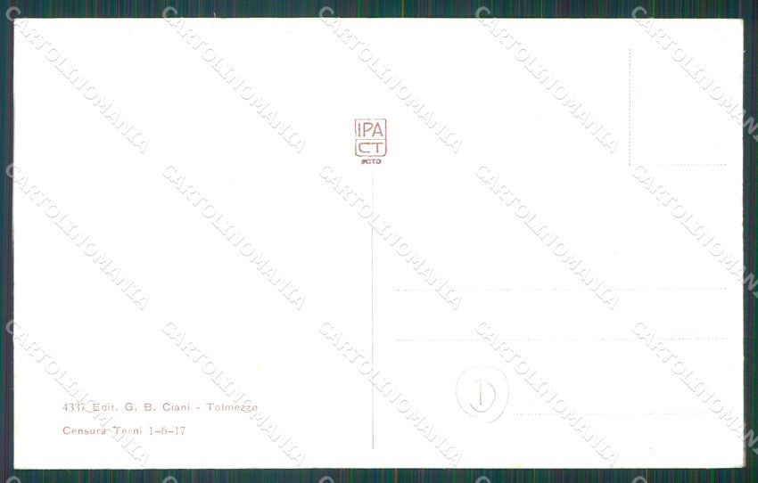 Udine Paularo Salino di cartolina QZ8783 – retro