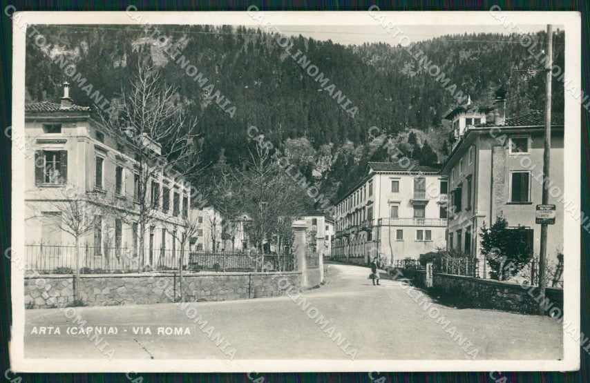 Udine Arta Terme Foto cartolina QZ8803 – fronte
