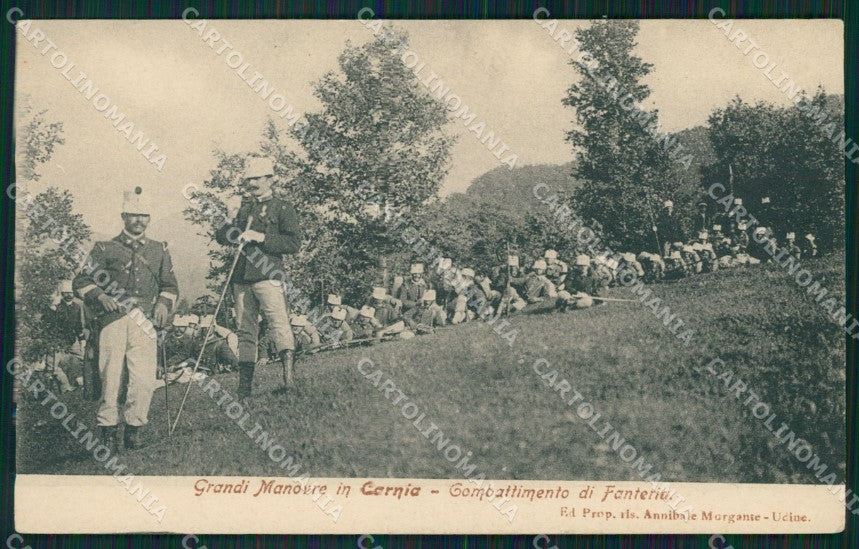 Udine Carnia Militari cartolina QZ8807 – fronte