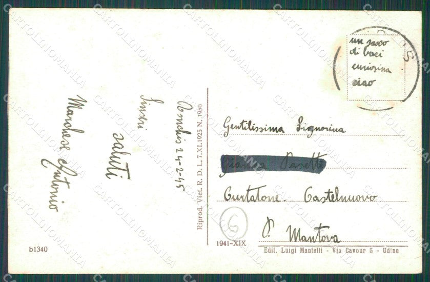 Udine Ronchis cartolina QZ8813 – retro