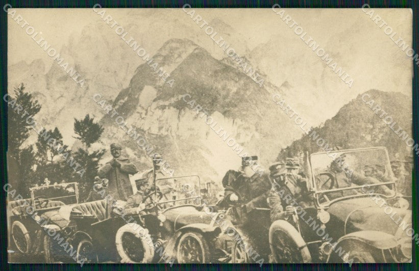 Udine Alpi Carniche Generalissimi Joffre Cadorna Porro Foto cartolina QZ8817 – fronte