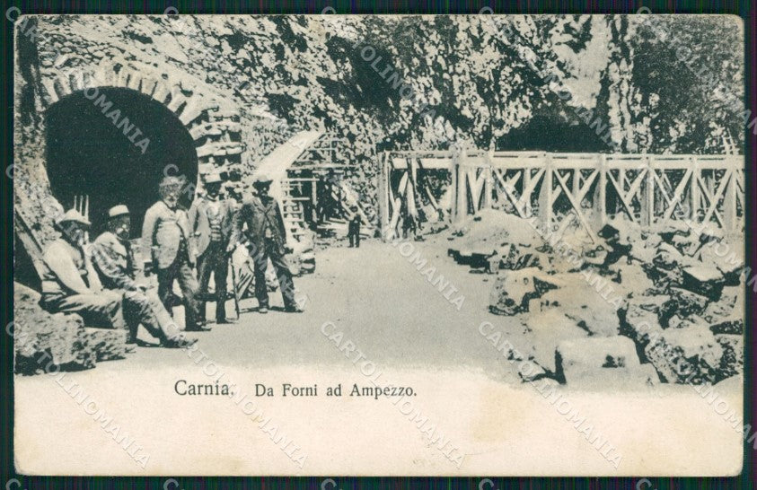 Udine Forni Carnia cartolina QZ8821 – fronte