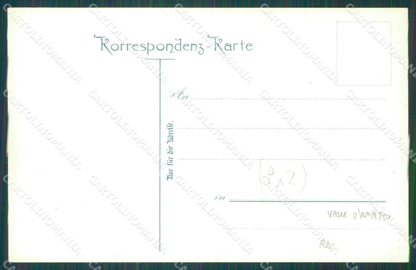 Udine Ampezzo Diligenza Postale Rara cartolina QZ8834 – retro