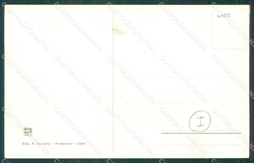 Pordenone Città Militari Lancieri Cavalleria cartolina QZ8867 – retro