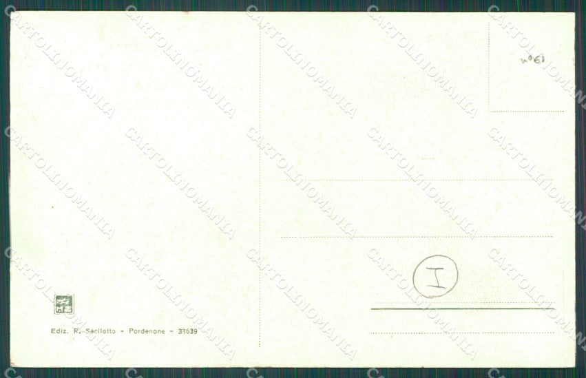 Pordenone Città Militari Lancieri Cavalleria cartolina QZ8873 – retro