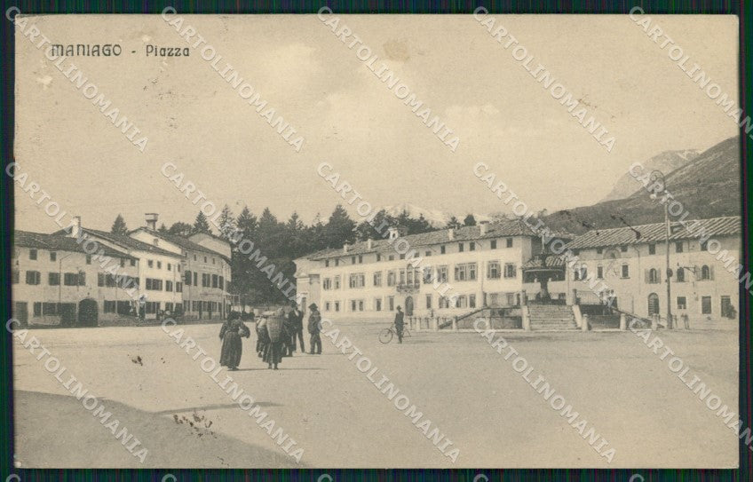 Pordenone Maniago ABRASA cartolina QZ8902 – fronte