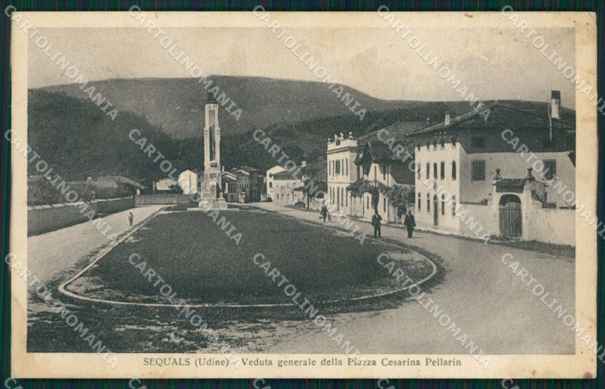 Pordenone Sequals PIEGA cartolina QZ8917 – fronte
