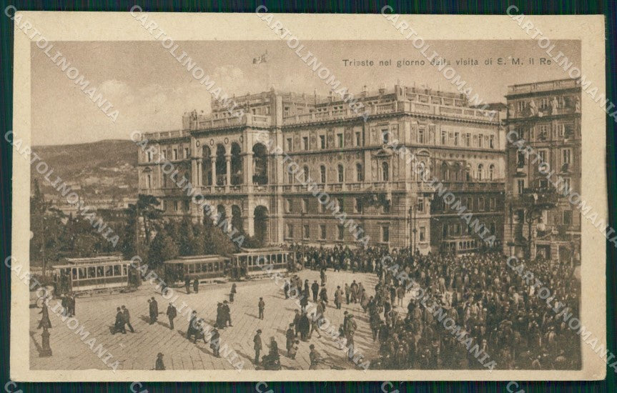 Trieste Città Tram Savoia cartolina QZ8939 – fronte
