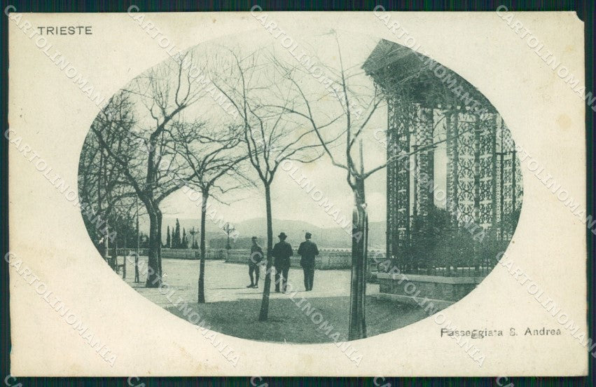 Trieste Città ANGOLINO STRAPPATO cartolina QZ8949 – fronte