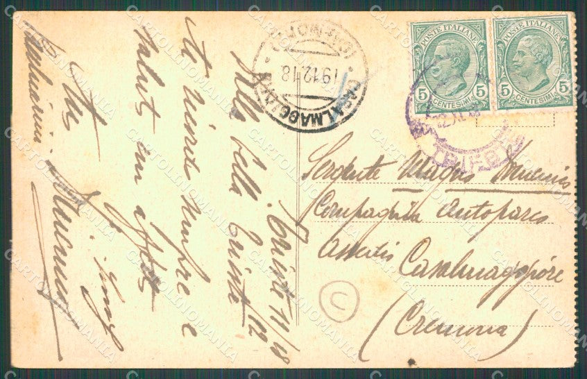Trieste Città Tram cartolina QZ8954 – retro