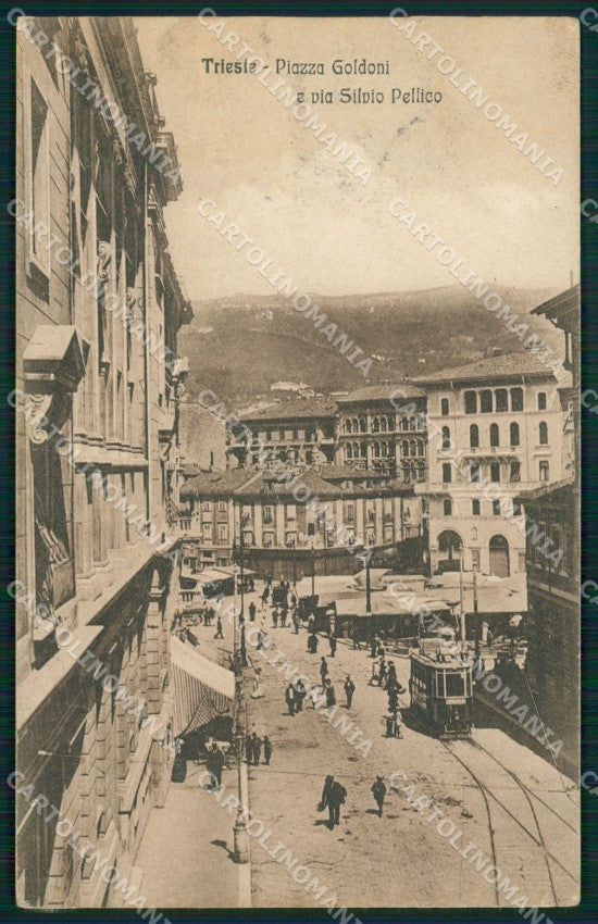 Trieste Città Tram cartolina QZ8964 – fronte