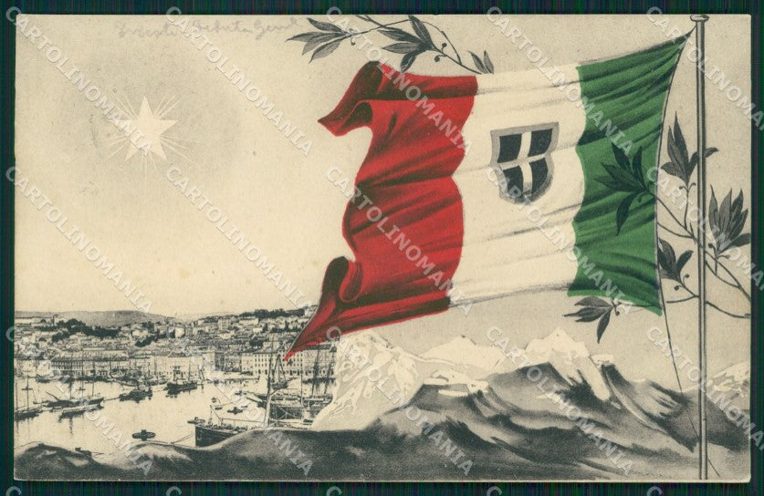 Trieste Città Vessillo Cicconi cartolina QZ8966 – fronte