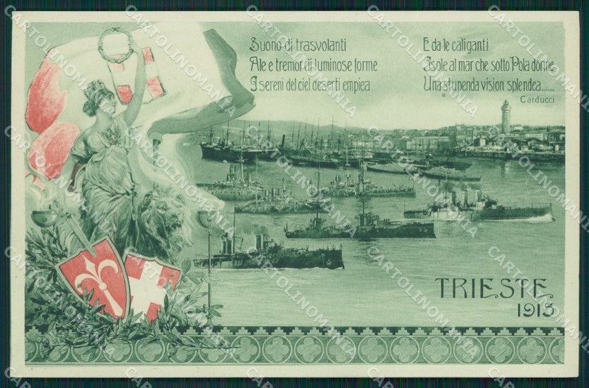 Trieste Città Carducci cartolina QZ8971 – fronte
