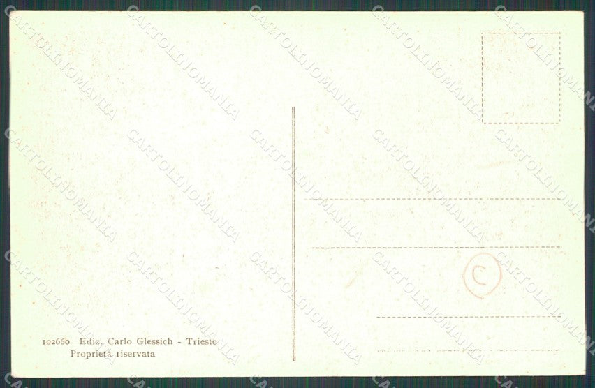 Trieste Città Auto cartolina QZ8975 – retro
