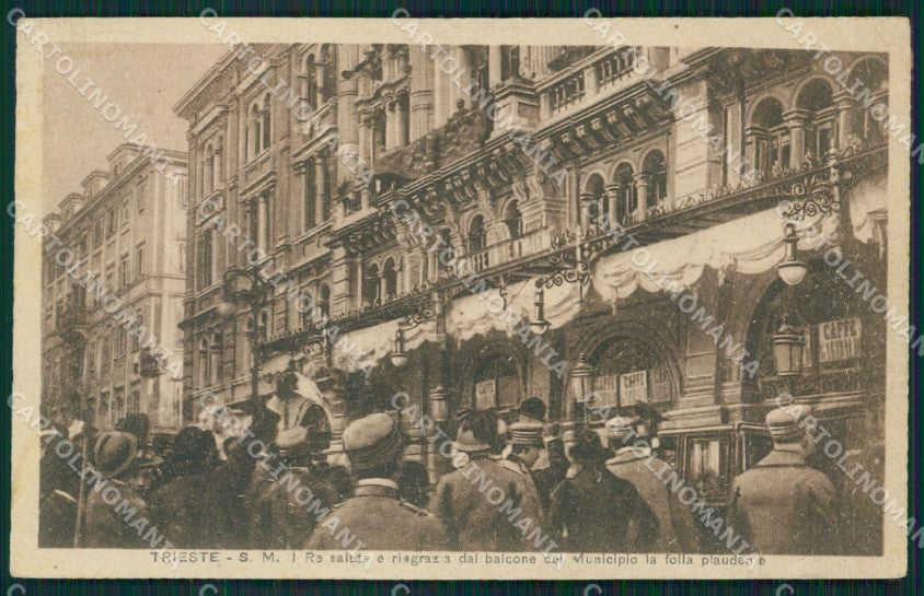 Trieste Città Savoia cartolina QZ8985 – fronte