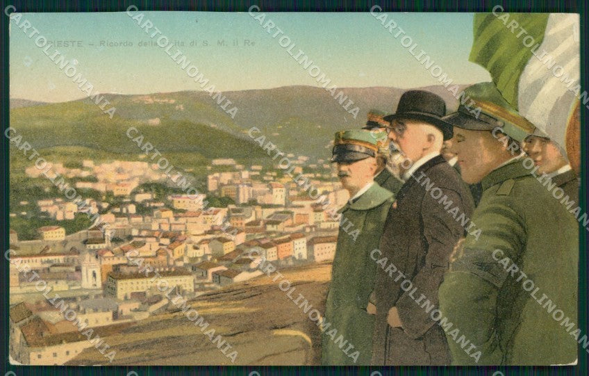 Trieste Città Savoia PIEGA cartolina QZ8986 – fronte
