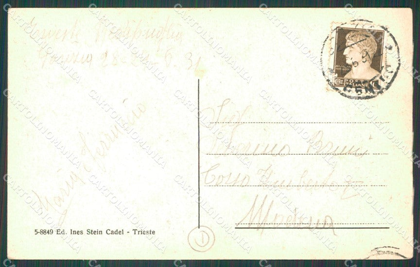 Trieste Città cartolina QZ9005 – retro