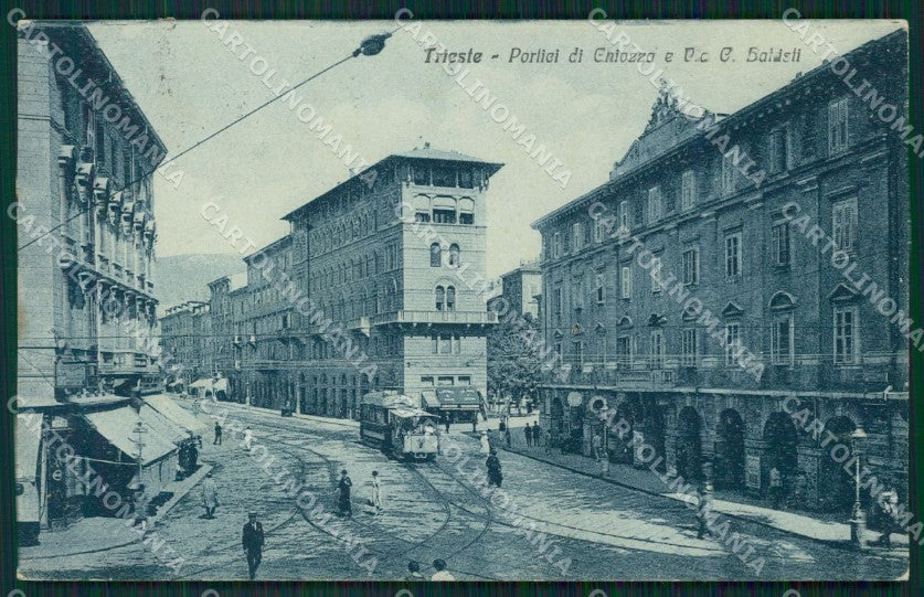 Trieste Città Tram cartolina QZ9007 – fronte
