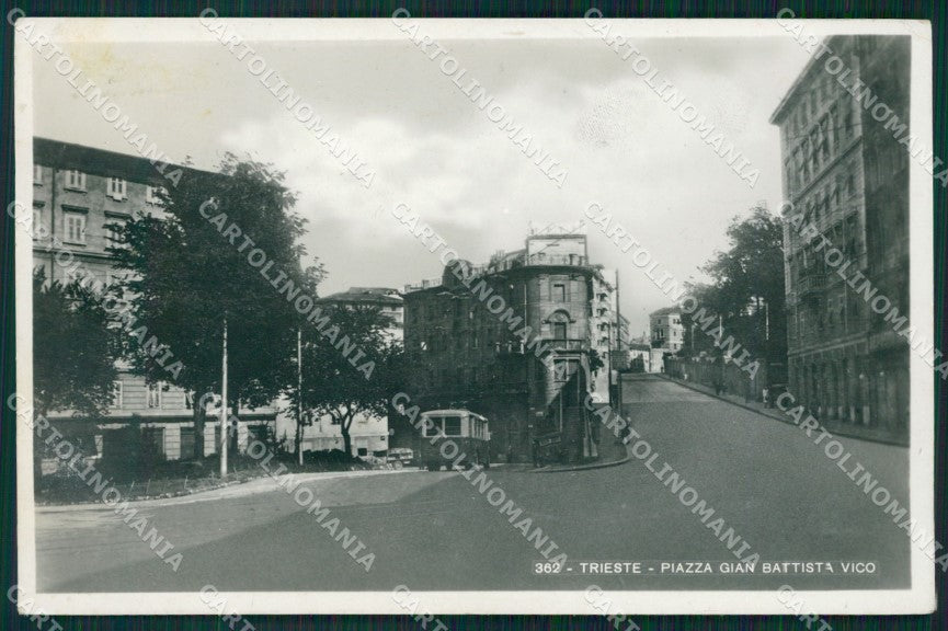 Trieste Città Corriera Foto cartolina QZ9015 – fronte