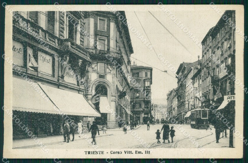 Trieste Città Tram cartolina QZ9023 – fronte