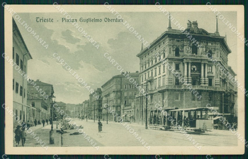 Trieste Città Tram cartolina QZ9024 – fronte