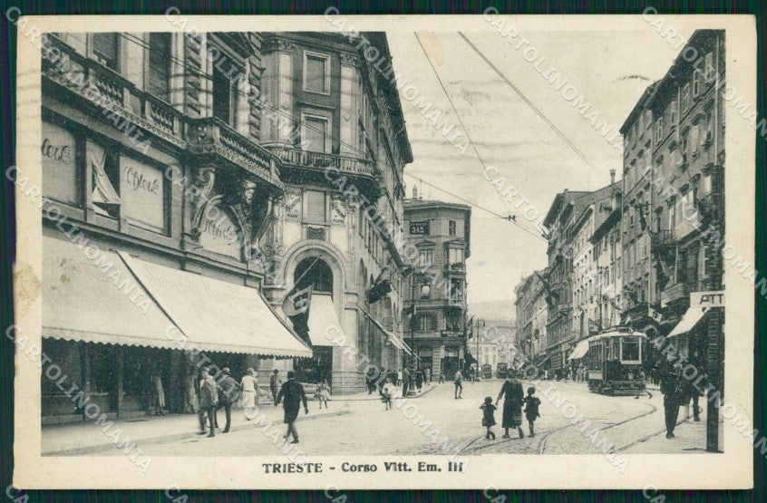 Trieste Città Tram cartolina QZ9029 – fronte