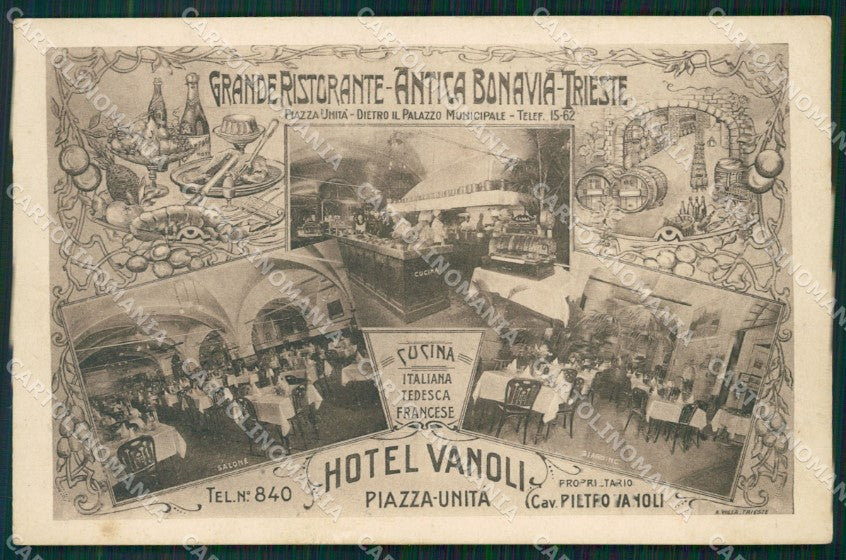 Trieste Città Pubblicitaria cartolina QZ9048 – fronte