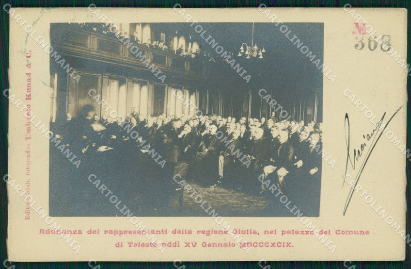 Trieste Città Comune Foto cartolina QZ9055 – fronte