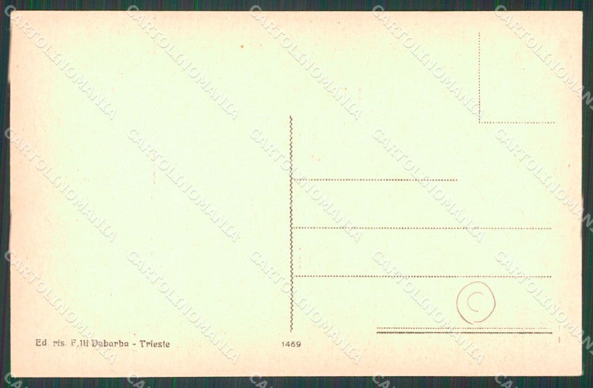 Trieste Muggia cartolina QZ9064 – retro