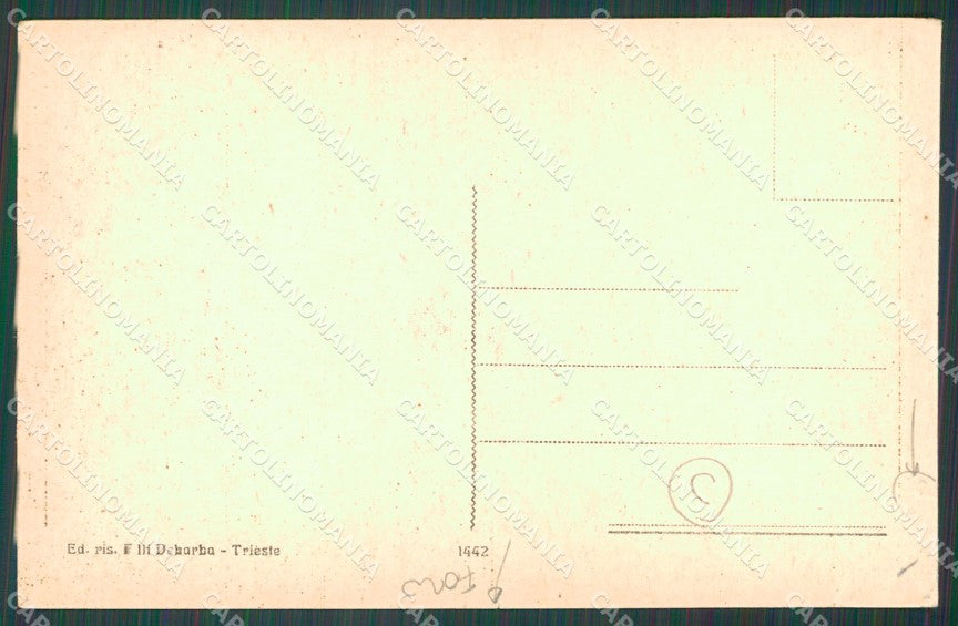 Trieste Muggia FORO STRAPPINO cartolina QZ9067 – retro