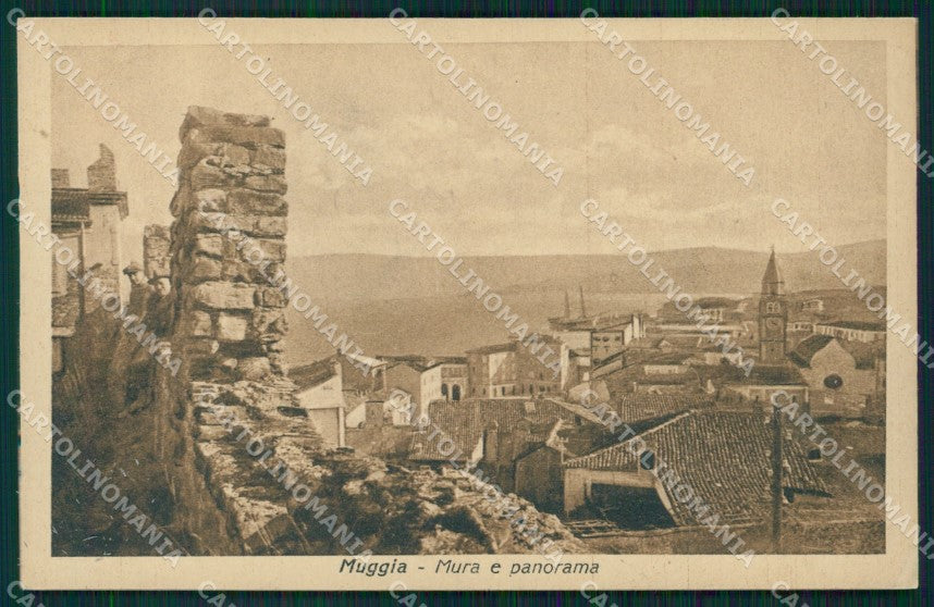 Trieste Muggia Mura cartolina QZ9068 – fronte