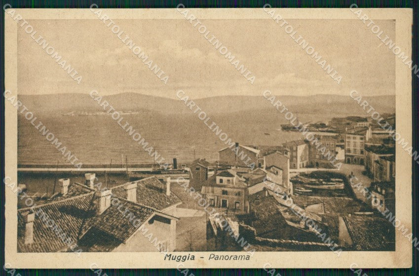 Trieste Muggia ANGOLINO SCOLLATO cartolina QZ9069 – fronte