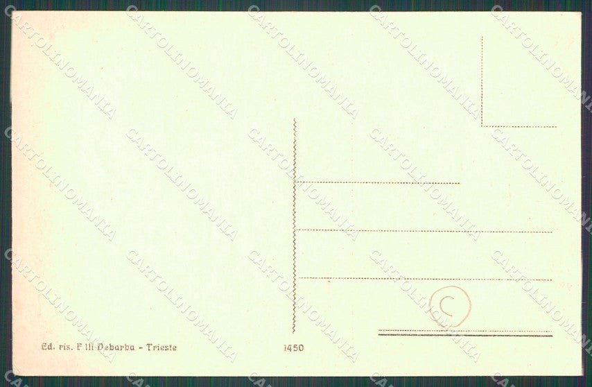 Trieste Muggia cartolina QZ9071 – retro